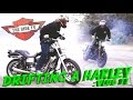 DRIFTING A HARLEY! :VLOG 11