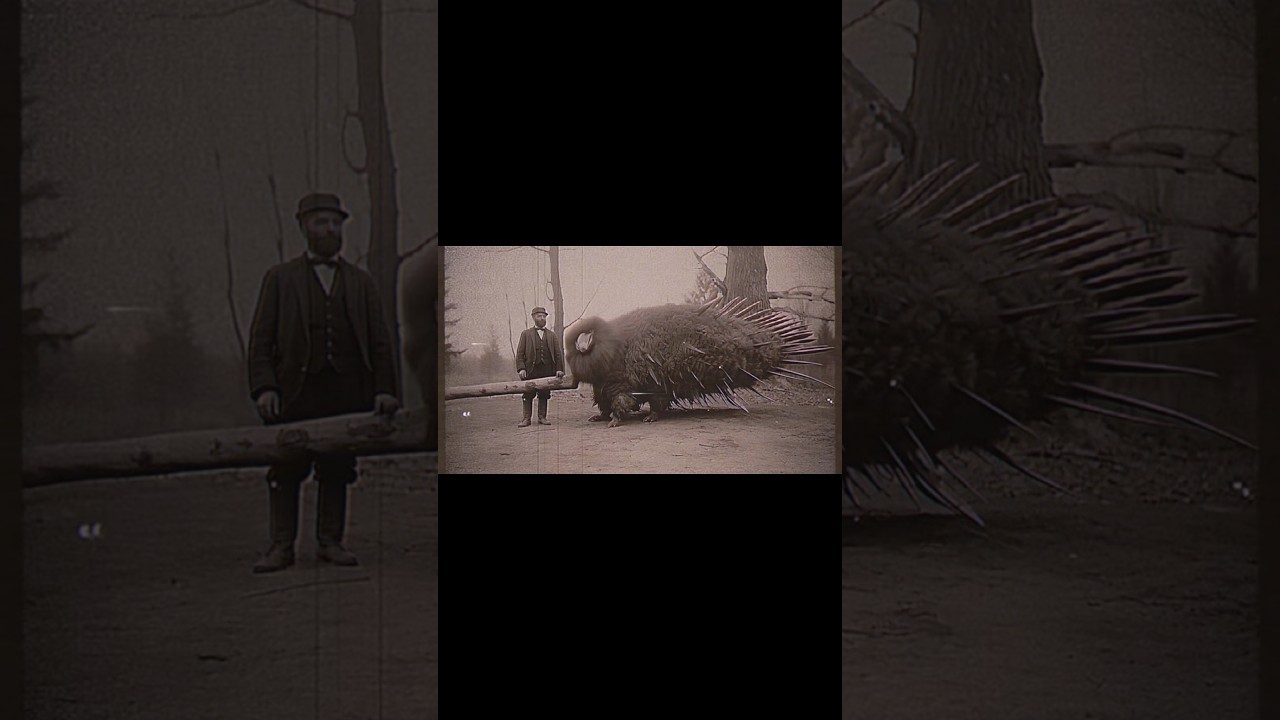 Strange creature filmed  