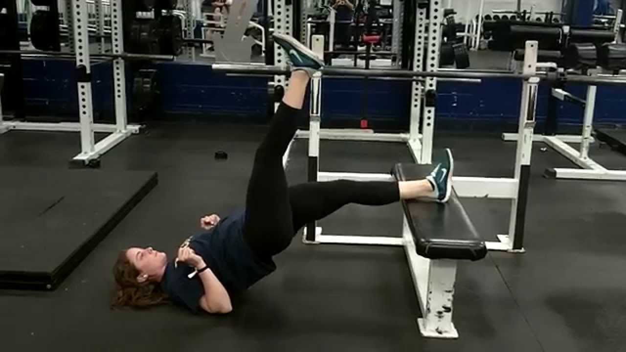 SL Eccentric Hip Lift on Bench YouTube
