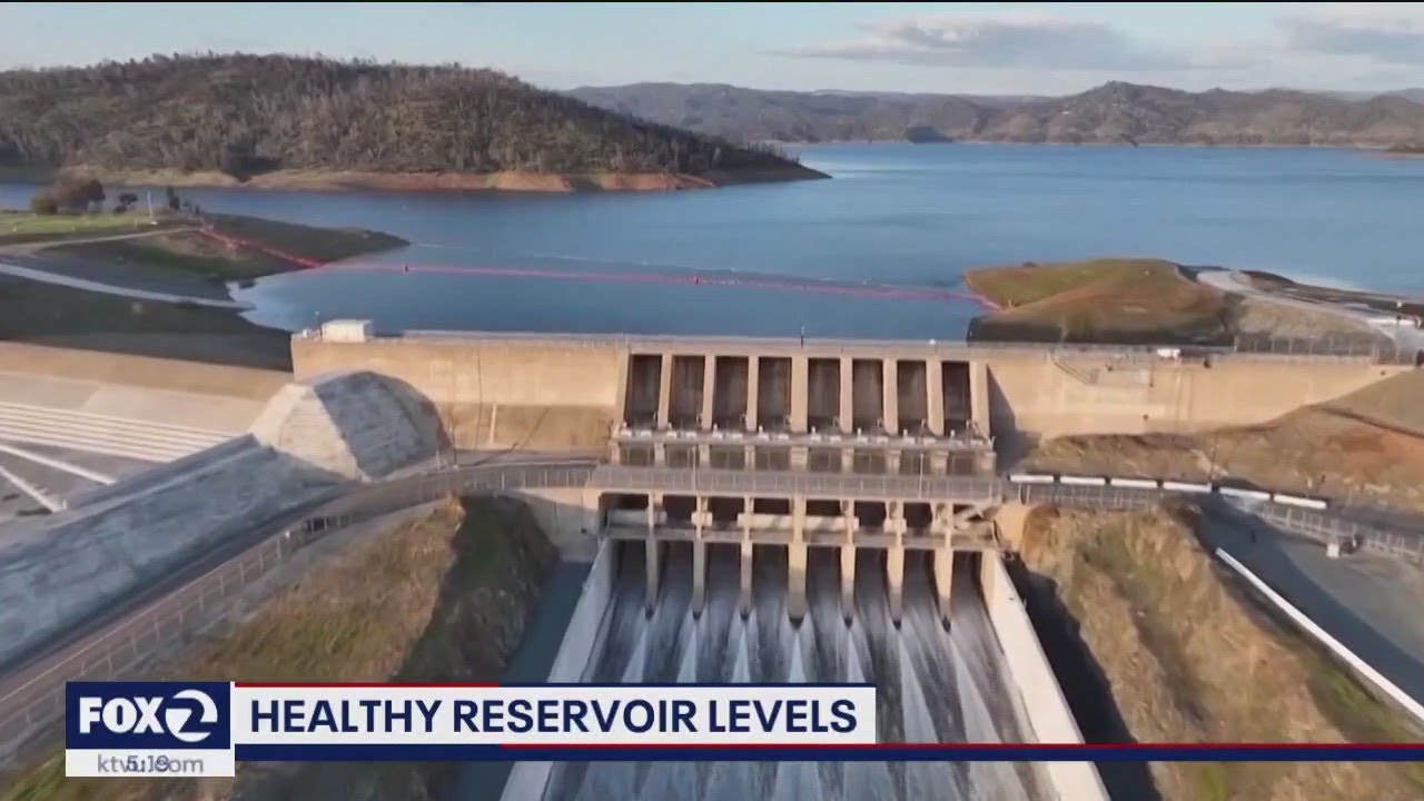 California's reservoirs are brimming YouTube