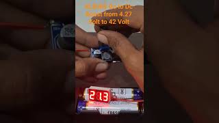 XL6009 dc to dc boost #dc #trending #viralshorts #led #arduino #ledlights #voltage