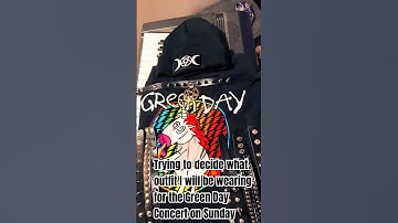 GREEN DAY CONCERT PREP getting outfit planned out for @GreenDay concert inPittsburgh this Sunday