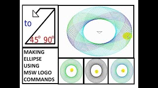 MSW logo tutorial/MSW logo ellipse command/MSW logo for class 3 & 4
