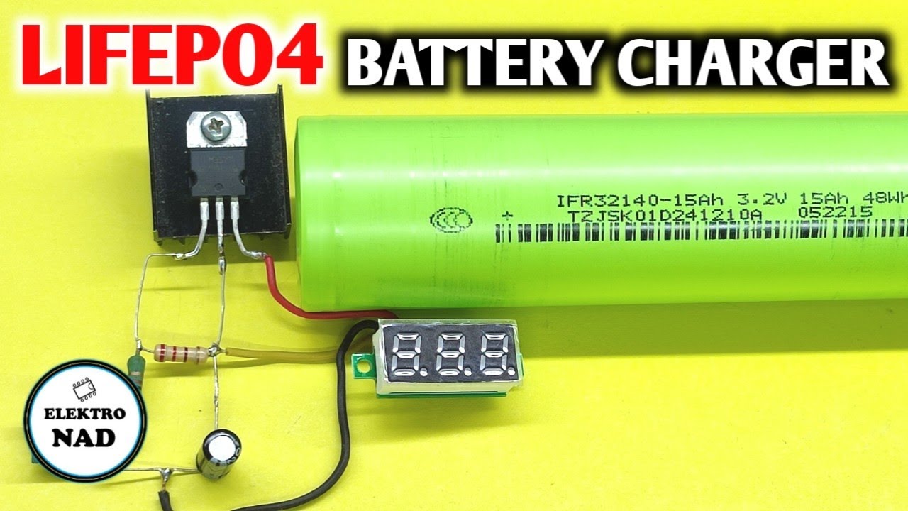 How to make LifePo4 Battery Charger, simple Circuit
