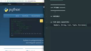 5 tipe data, string dan angka