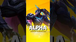 Alpha Best Build &amp; Emblem 🫵 #vyrosensei #mlbbheroes #mlbb #mobilelegends #alphabuild