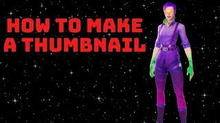 How to make a fortnite thumbnail (simple & easy) 