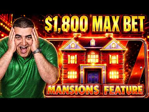 SUPER RARE $1,800 Spin INSANE JACKPOT on Huff N’ Even More Puff! 😱🔥
