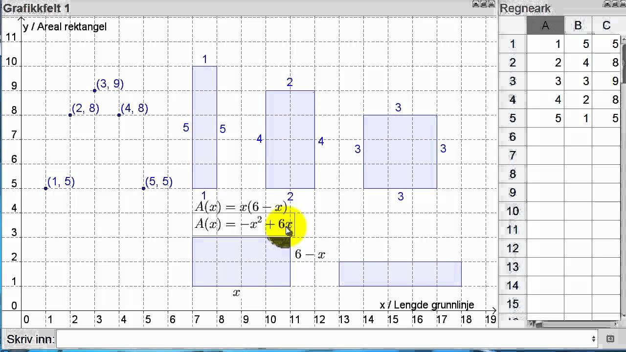 Andregradsfunksjoner Praktiske eksempler