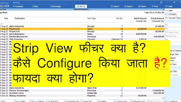 What is Strip view new feature in tally prime 5.0, how to configure & how to Use with full detail