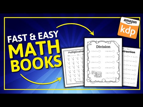 Create KDP Math Workbooks FAST & EASY With Math Worksheets Generator