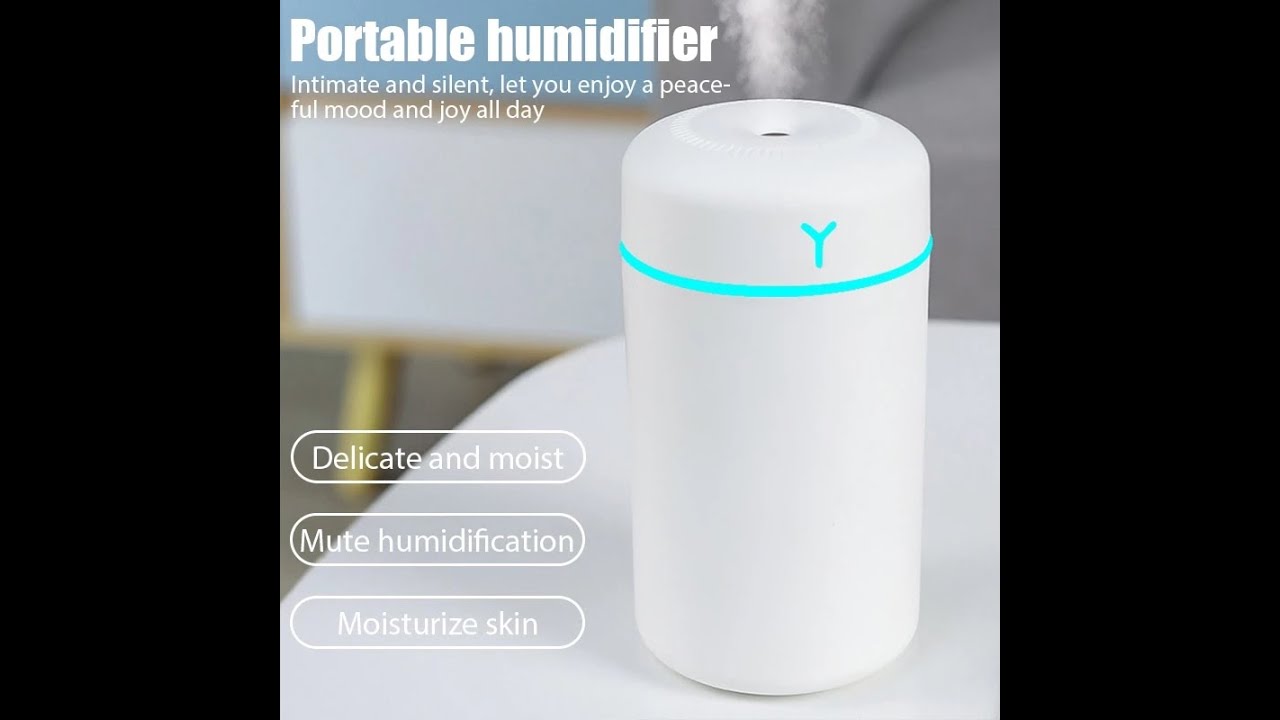 Portable 420ml Air Humidifier Aroma Oil Humidificador for Home Car USB Cool Mist Sprayer with Colorf