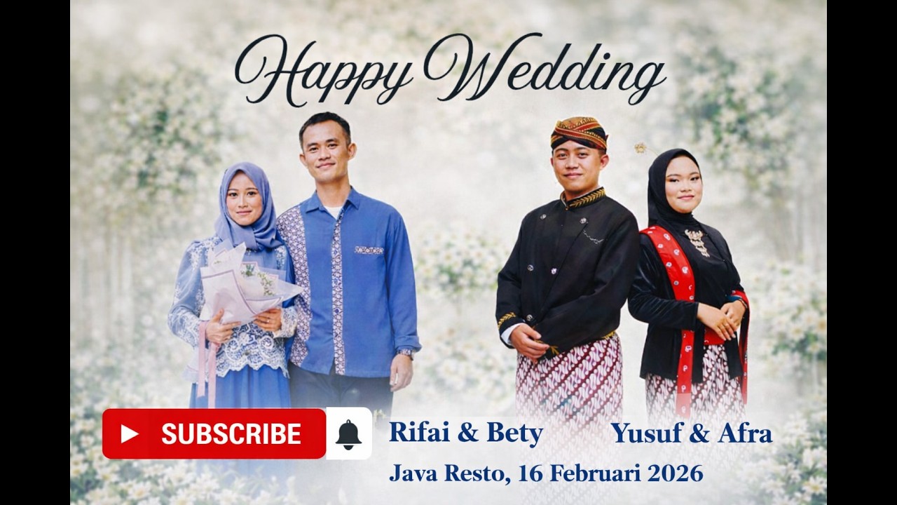 The Wedding "RIFAI & BETY" DAN "YUSUF AFRA" | JAVA RESTO, 16 FEB 2026 | REMA MUSIC | MAHENDRA AUDIO