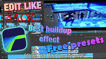 How to edit like SACK on Lumafusion - The *BEST* buildup effect (Tutorial)