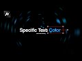 How To Change A Specific WORD'S COLOR in Node Video