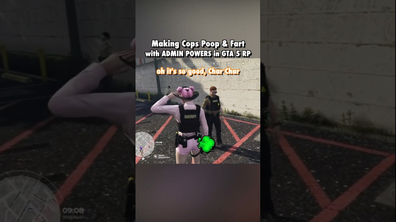 Making Cops Poop & Fart with ADMIN POWERS in GTA 5 RP
