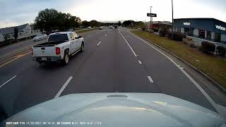 Stupid Driver Weaving In and Out of Traffic