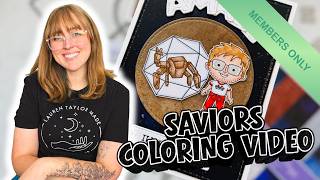 Kindred Stamps Saviors Coloring Video [Members Only!]