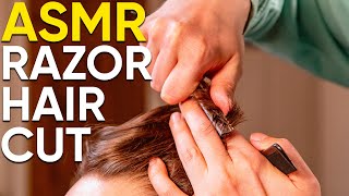 ASMR BARBER 💈 Razor Haircut - No Talking!