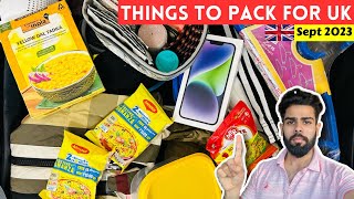 Packing Guide for UK | Things to pack for International Students moving to UK