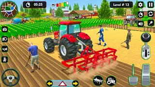 Indian Cargo Tractor Farming 3D - Real Tractor Farming Simulator Driving - Android GamePlay screenshot 3