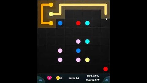 flow game facebook - green pack level 94 Connect the dots