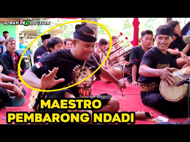 BEGINI REAKSI MAESTRO PEMBARONG NGAWI SAAT DI KENDANGI KANG HERI KENDANG REYOG PONOROGO class=