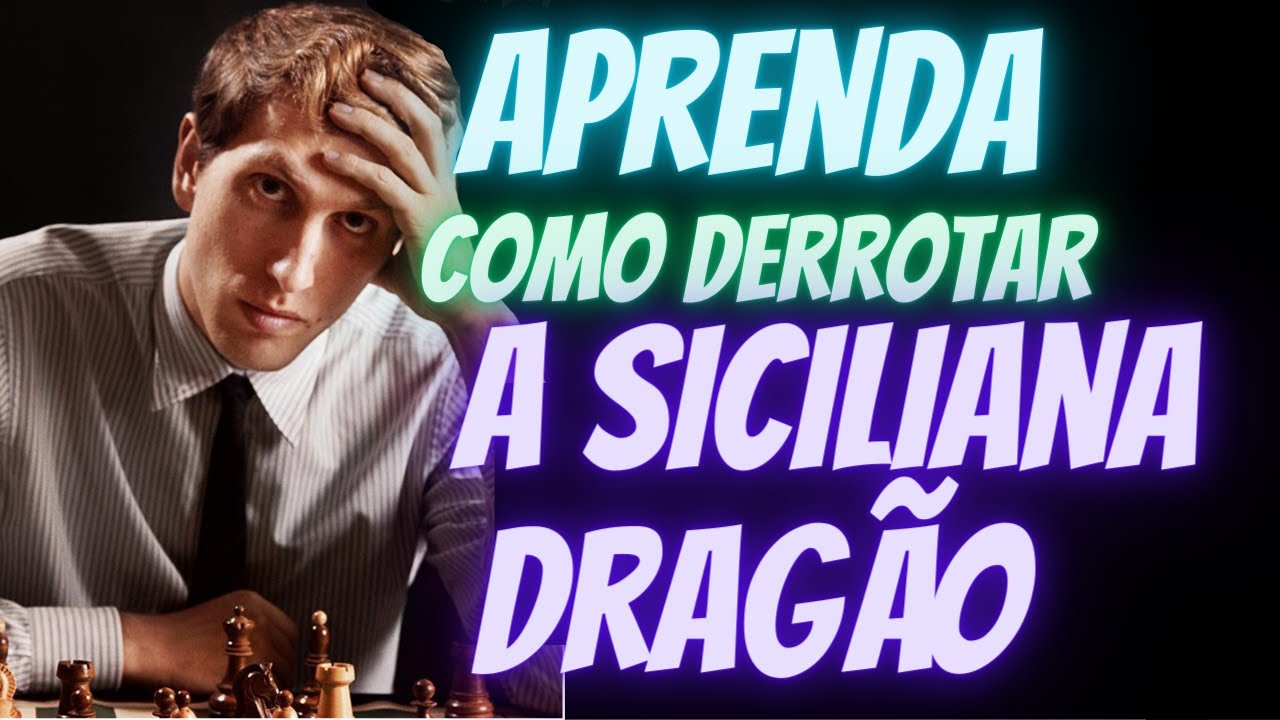 BOBBY FISCHER MOSTRA COMO USAR O ATAQUE IUGOSLAVO PARA MATAR DRAGÕES EM UMA LINDA PARTIDA DE XADREZ