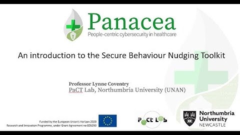 Panacea Research - Secure Behaviour Nudging Tool