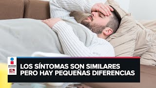 Conoce las diferencias entre resfriado, influenza y covid