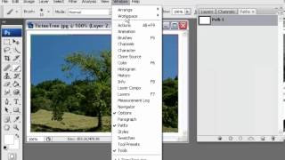How to frame or put a border around an image in PhotoShop