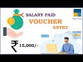 SALARY $ Pay to Employee | Indirect Expenses | Double Entry Mode | Tally Prime 4.0
