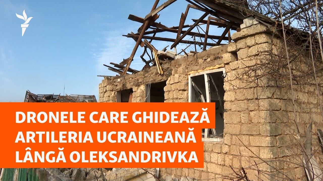 Dronile care coordonează artileria ucraineană în apropierea Oleksandrivka Dronile care coordonează artileria ucraineană în apropierea Oleksandrivka