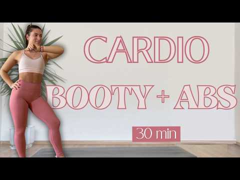CARDIO ABS and BOOTY | 30 Minute Home Workout