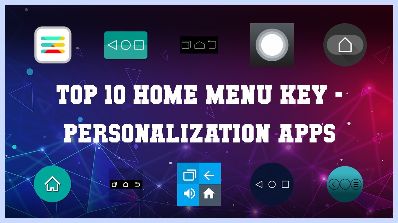 Top 10 Home Menu Key Android Apps - YouTube