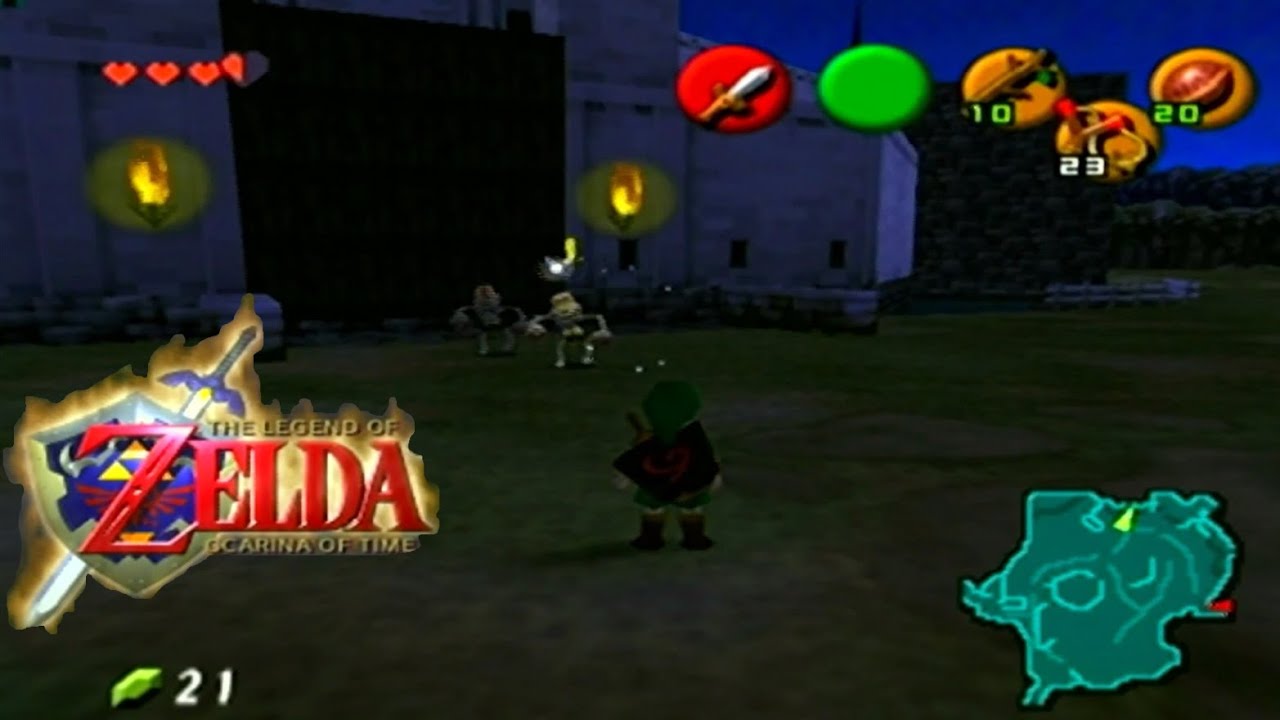 2The legend of Zelda Ocarina of time Meet zelda the princess! sneak