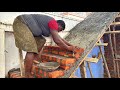 Stairs Techniques _Building Outside Staircase Build with Bricks Accurately |Stair Construction