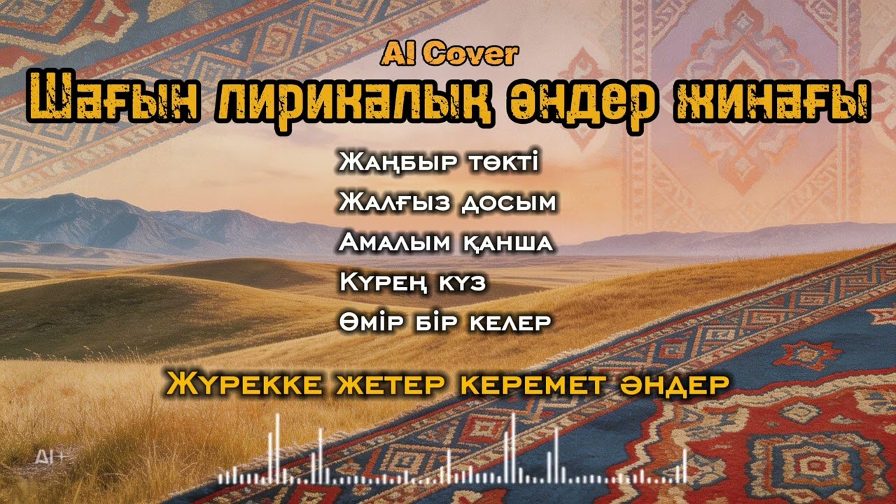 Қазақша классика, ескі лирикалық әндер жинағы (AI Cover)