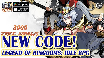 Legend of Kingdoms: Idle RPG 3 Giftcodes & How to Redeem Codes - Mobile Game (Android/IOS)