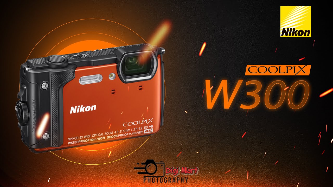 Nikon Coolpix W300 Digital Camera Waterproof And Shockproof Review