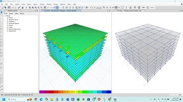 ETABS Full Analysis | 8-Story RCC Building Load & Deformation Visualization #etabs #etabstutorial