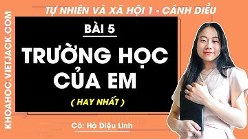 Tự nhiên xã hội lớp 1 - Cánh diều | Bài 5: Trường học của em - trang 34, 35, 36, 37, 38 - Cô Linh