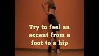 Heel Accent Body Wave.belly Dance&Tribal Fusion Easy Lesson By Ehaby.