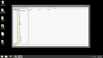 Windows 8: How to Open Registry Editor