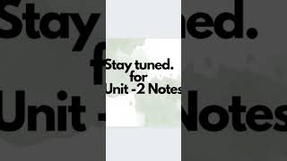 Latest OOP's notes|MDU 2023|Unit-1|