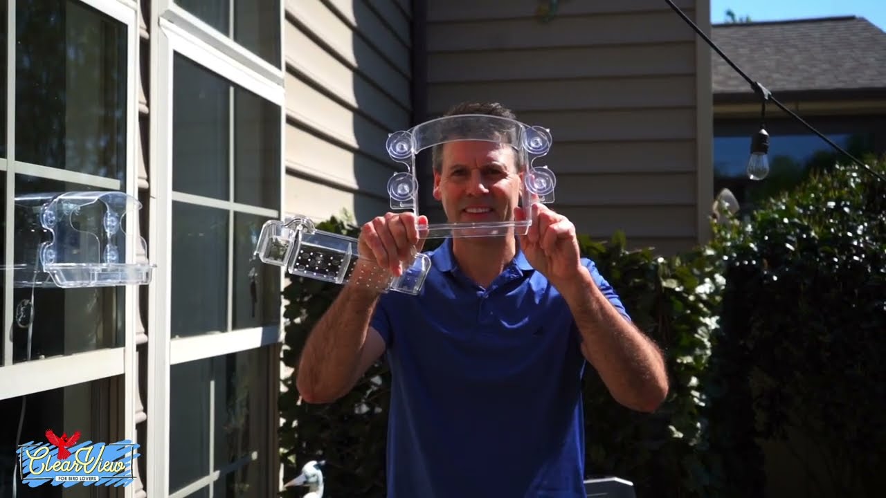 ClearView Deluxe Window Bird Feeder Installation
