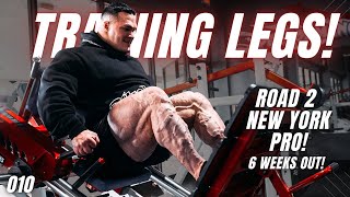 Nick Walker | ROAD 2 NEW YORK PRO | 6 WEEKS OUT! | TRAINING LEGS! #bodybuilding #ifbb #legday