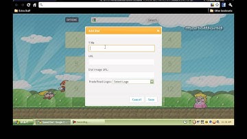 Chrome Extension:  Speed Dial