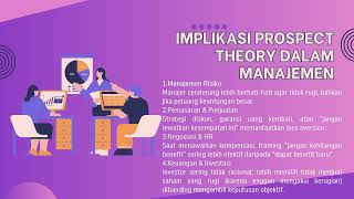 Fakta menarik dalam manajemen &quot;Prospect Theory&quot;