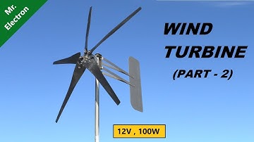 How to Make 12V Wind Turbine Generator from RO Pump - Part 2